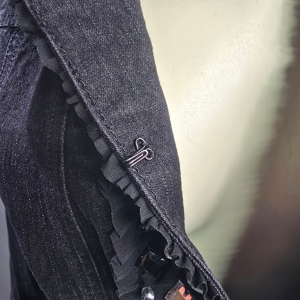 Ruby Rd Black Embellished Blazer R12 - Picture 3 of 6